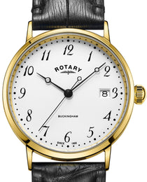 Rotary Watch Buckingham Gents 9ct Gold Case