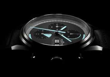 Fortis Stratoliner Cosmic Grey Aviator Strap Watch