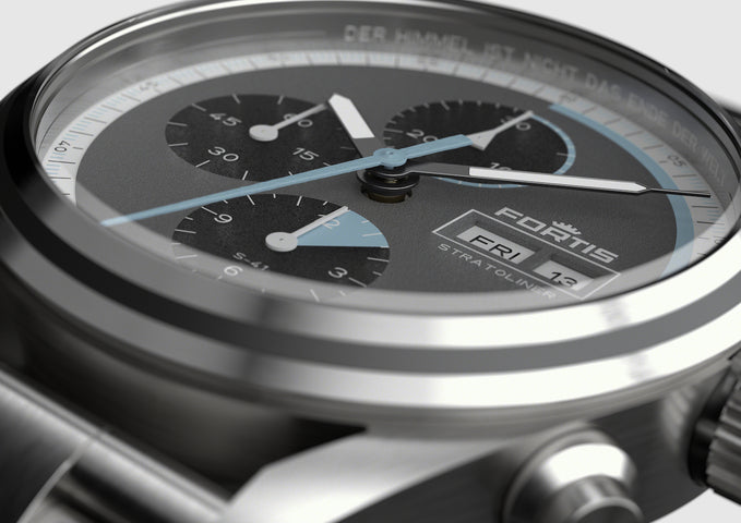 Fortis Stratoliner Cosmic Grey Bracelet Watch