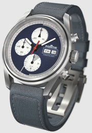 Fortis Stratoliner Blue Japan Aviator Strap Watch
