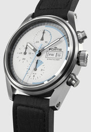 Fortis Stratoliner White Dust Aviator Strap Watch