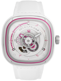 SevenFriday Watch P3C/12 Beach Club Lipstick Pink Limited Edition P3C/12 Lipstick Pink