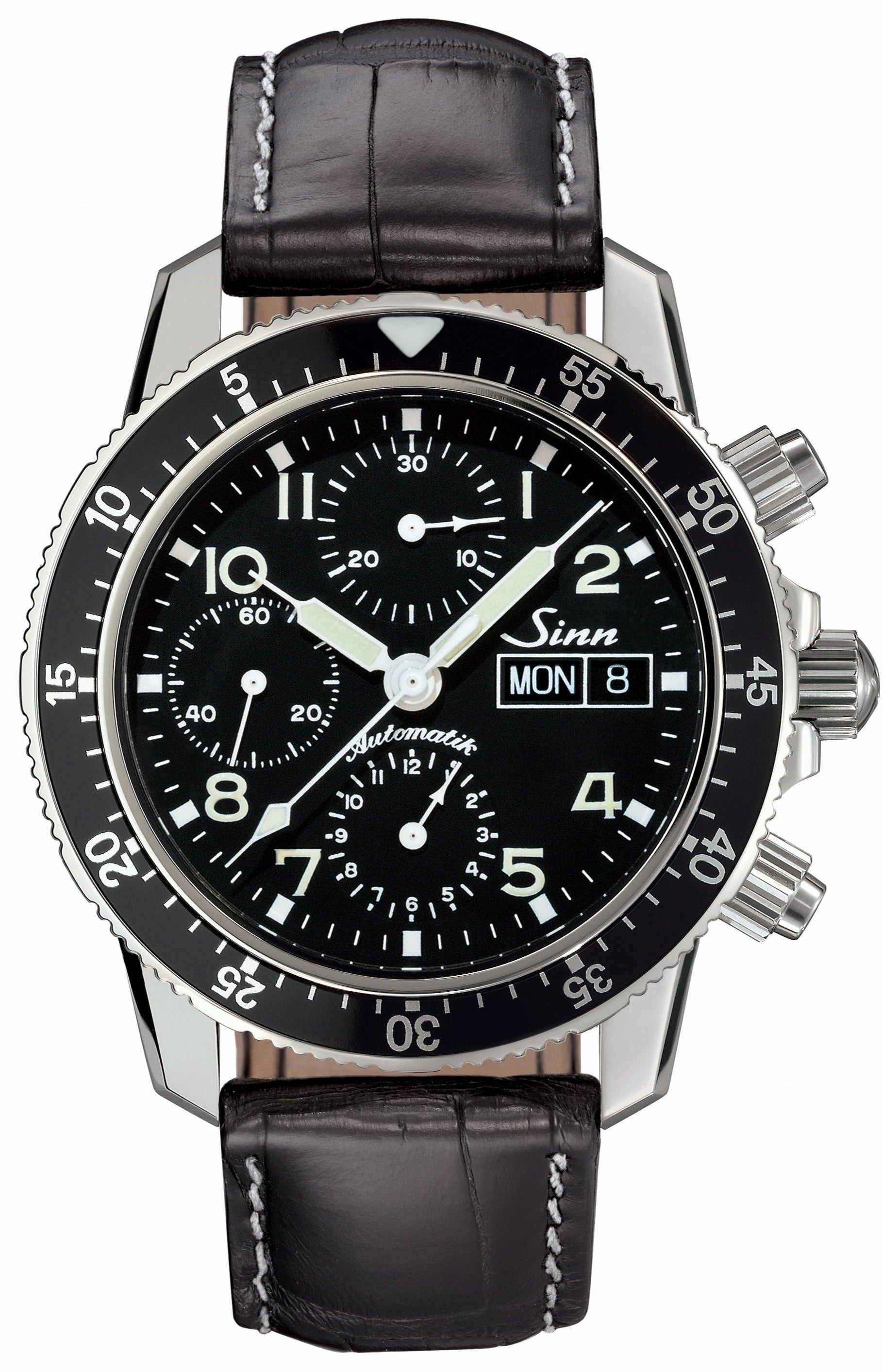 Sinn 103 St Sa Flieger Chronograph Aligator Leather Watch