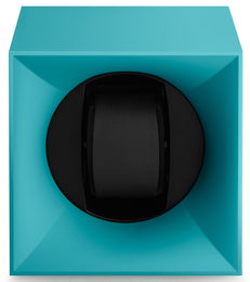Swiss Kubik Watch Winder Single Startbox Aqua Blue