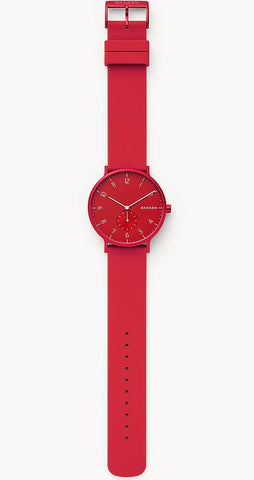 Skagen Watch Aaren Kulor Red Silicone