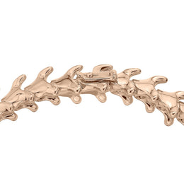Shaun Leane Serpent Trace 18ct Rose Gold Plated Sterling Silver Slim Bracelet D