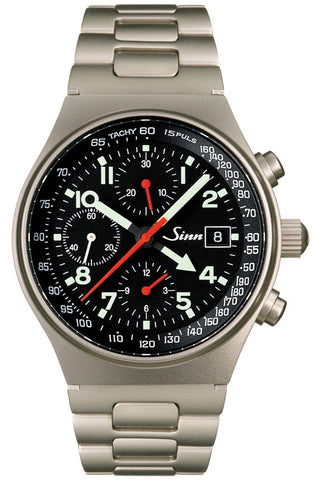 Sinn World Time Chronograph 144 GMT Ti Titanium D 144.070 BRACELET