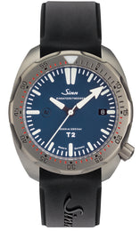 Sinn Watch T2 B EZM 15 Rubber Strap Black 1015.011 Rubber Strap Black