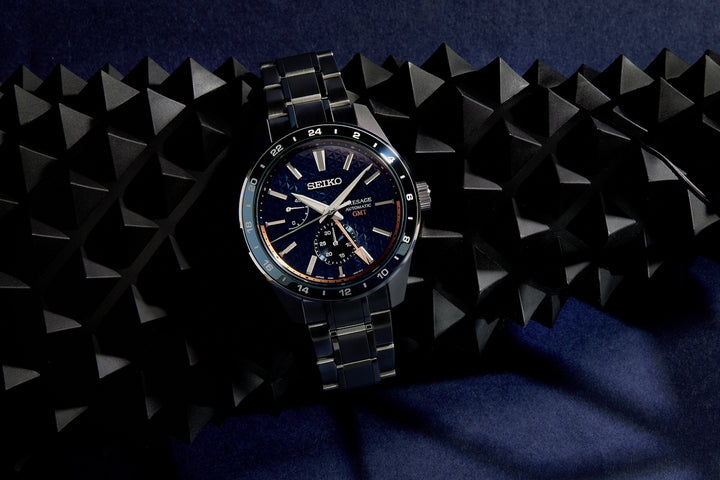 Seiko Presage Watch Sharp Edged GMT