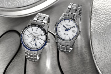 Seiko Presage Watch Sharp Edged GMT X Zero Halliburton Limited Edition