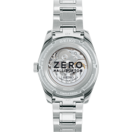 Seiko Presage Watch Sharp Edged Zero Halliburton Limited Edition