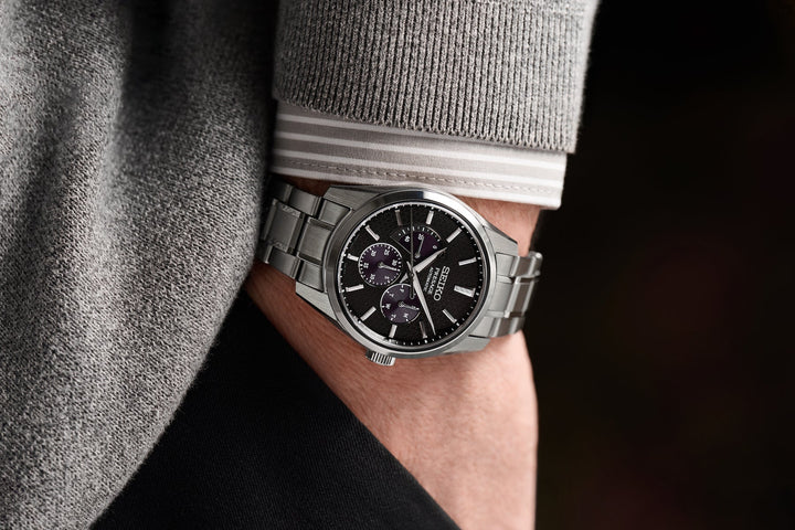 Seiko Presage Watch Sharp Edged Kurotobi Russet