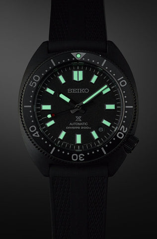 Seiko Watch Prospex Black Series Night Turtle Limited Edition