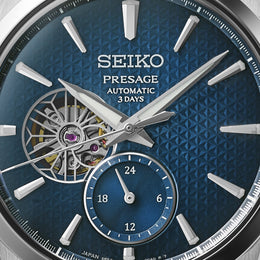Seiko Presage Sharp Edged Ao Open Heart