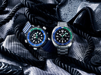 Seiko Watch Prospex Tuna Tropical Lagoon Hybrid Divers Special Edition SNJ039P1