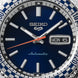 Seiko 5 Sports Petrol Blue Checkered Flag Special Edition Watch D