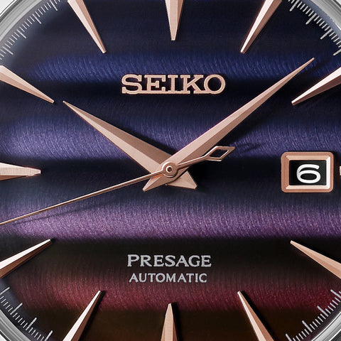 Seiko Presage Watch Cocktail Time Purple Sunset Limited Edition