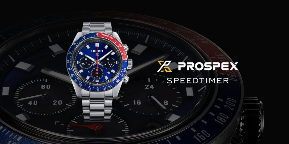 Seiko Prospex SpeedTimer Solar Chronograph Watch