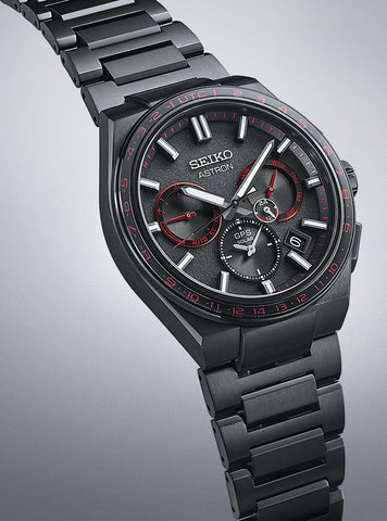 Seiko Astron GPS Solar 5X Dual Time Redshift Limited Edition