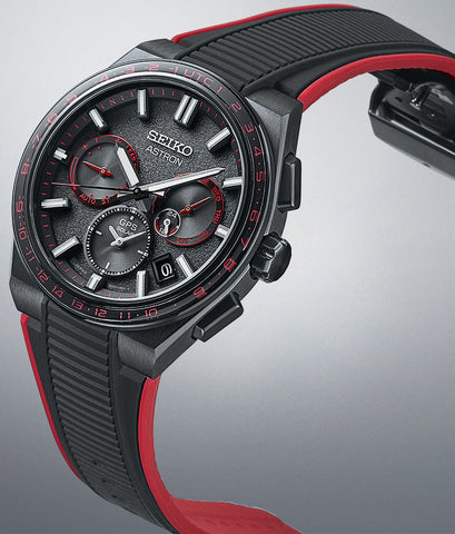 Seiko Astron GPS Solar 5X Dual Time Redshift Limited Edition