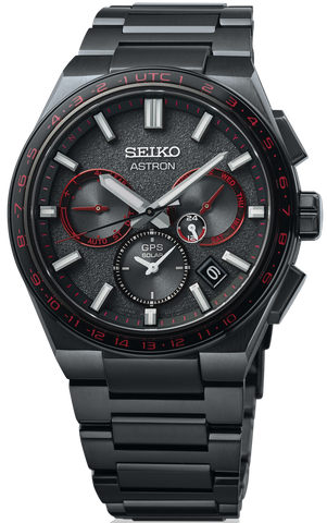 Seiko Astron Watch GPS Solar 5X Dual Time Redshift Limited Edition SSH137J1