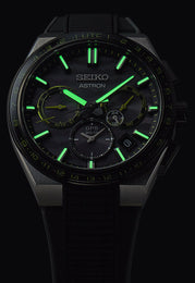 Seiko Astron Watch 5X Dual Time Cyber Yellow Limited Edition SSH139J1