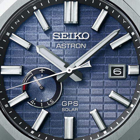 Seiko Astron GPS Solar Sapphire Blue Crystal Box Watch