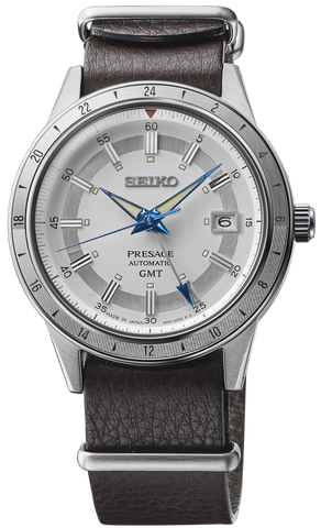 Seiko Presage Watch Style 60s Laurel GMT 110th Anniversary Limited Edition SSK015J1
