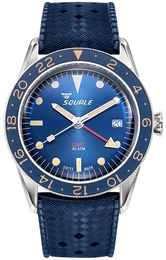 Squale Watch Sub-39 GMT Blue Vintage Rubber SUB39GMTB.HTB