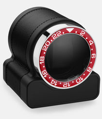 Scatola del Tempo Watch Winder Rotor One Black Red Bezel 03008.BSIL 03015.GHR