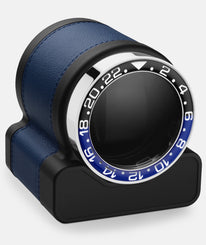 Scatola del Tempo Watch Winder Rotor One Blue Batman Bezel 03008.BLSIL 03015.GHBAT