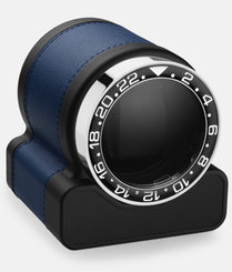 Scatola del Tempo Watch Winder Rotor One Blue Black Bezel 03008.BLSIL 03015.GHN
