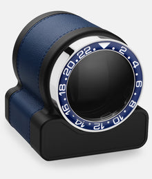 Scatola del Tempo Watch Winder Rotor One Blue Blue Bezel 03008.BLSIL 03015.GHB