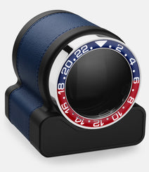 Scatola del Tempo Watch Winder Rotor One Blue Pepsi Bezel 03008.BLSIL 03015.GHPEP