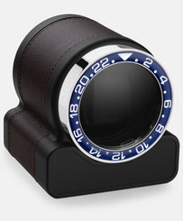 Scatola del Tempo Watch Winder Rotor One Chocolate Blue Bezel 03008.MSIL 03015.GHB