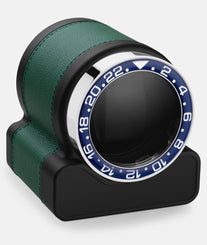 Scatola del Tempo Watch Winder Rotor One Green Blue Bezel 03008.VSIL 03015.GHB
