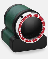 Scatola del Tempo Watch Winder Rotor One Green Red Bezel 03008.VSIL 03015.GHR