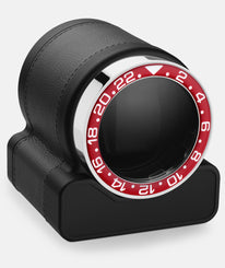 Scatola del Tempo Watch Winder Rotor One Grey Red Bezel 03008.GSIL 03015.GHR
