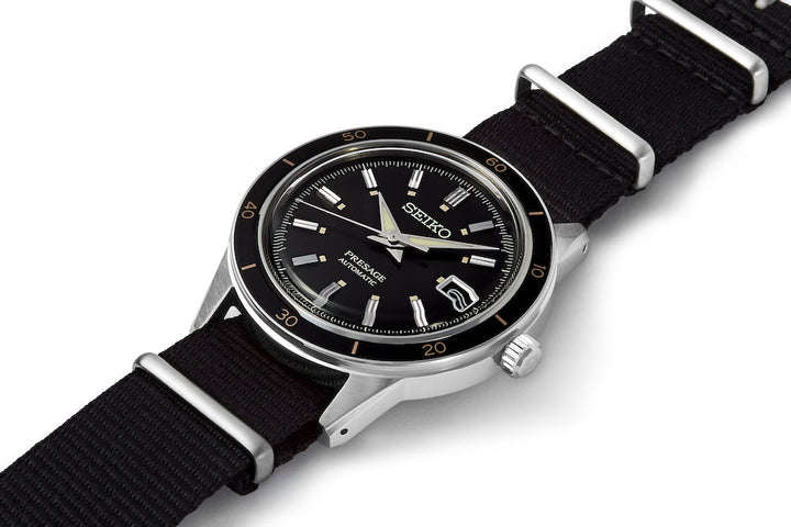 Seiko Presage Watch 60s Style SRPG09J1