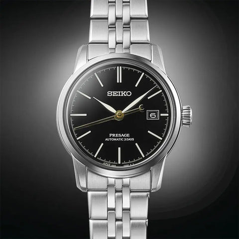 Seiko Presage Deep Black Urushi Lacquer Watch