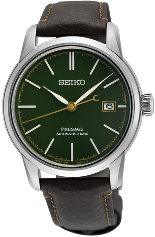 Seiko Presage Watch Natural Green Urushi Lacquer SPB407J1