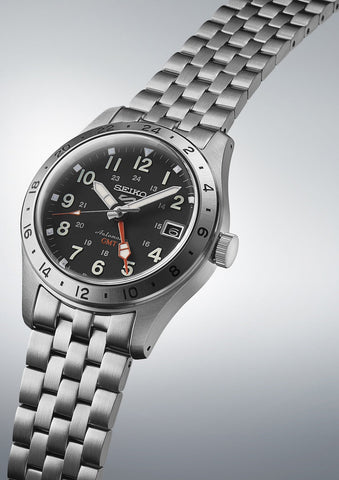 Seiko 5 Sports Field Deploy Mechanical GMT Watch