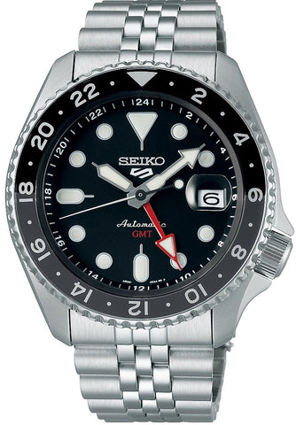 Seiko Watch 5 Sports GMT SKX Black Grape Re-Interpretation SSK001K1