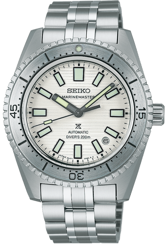 Seiko Watch Prospex White High Water Marinemaster 1965 Divers Reinterpretation Limited Edition SJE097J1