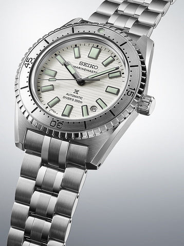 Seiko Prospex White High Water Marinemaster 1965 Divers Reinterpretation Limited  Edition Watch