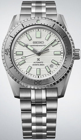 Seiko Prospex White High Water Marinemaster 1965 Divers Reinterpretation Limited  Edition Watch