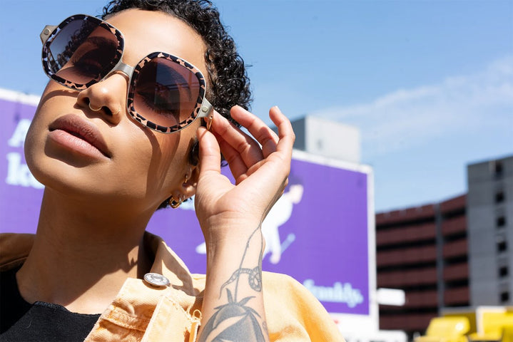 SevenFriday Sunglasses Upper Bridge Cheetah ICF2/01.