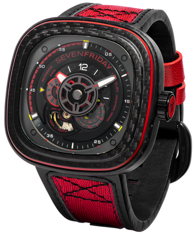 SevenFriday Watch P3C/04 Red Carbon