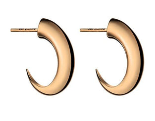 Shaun Leane Sabre Rose Gold Vermeil Medium Cat Claw Hoop Earrings, SA015.RVNAEOS.