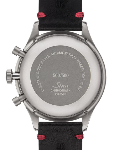 Sinn Watch 158 Black Vintage Cowhide Strap Limited Edition